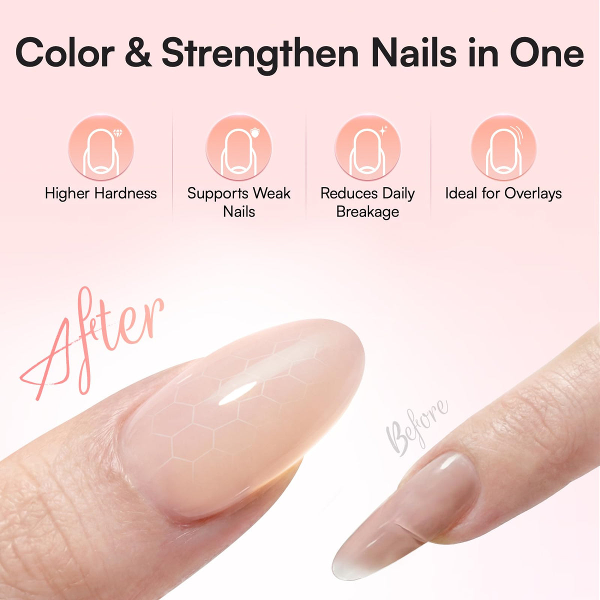 Makartt nude builder gel close-up showing smooth texture for even application