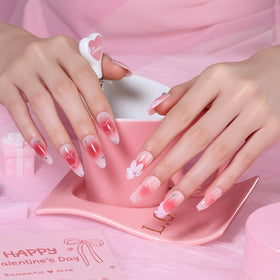 Makartt gel used to secure rhinestones for long-lasting nail embellishments