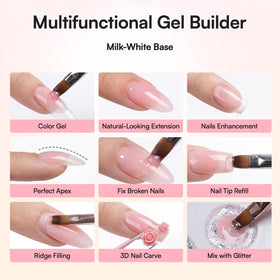 Makartt home salon scene demonstrating salon-quality nude gel manicure benefits