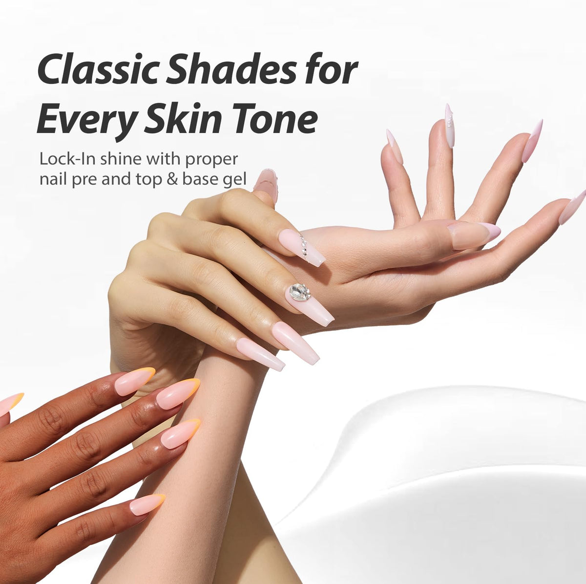 Makartt kit staged on a bathroom vanity for at-home manicure inspiration benefit