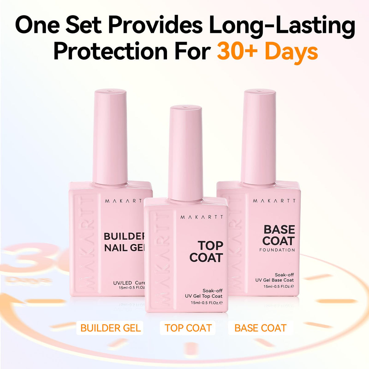 makartt nail extension before after showing strengthened, longer nails