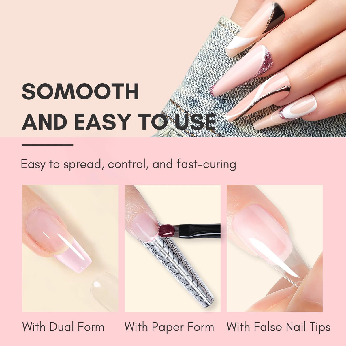 Makartt nail tech curing under lamp illustrating fast cure times and professional finish