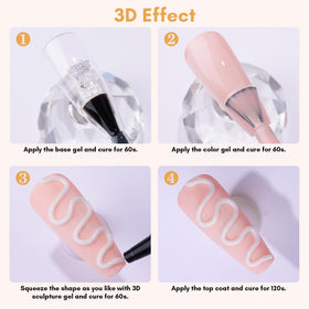 Makartt product packaging and instruction label close-up highlighting usage steps and curing times