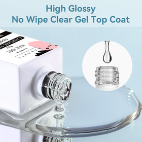 Makartt poured gel close-up showing glossy texture and even consistency benefit