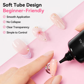 Makartt rhinestone adhered on nail illustrating strong gem hold benefit
