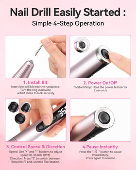 Makartt rotation direction control detail enabling left or right-handed operation