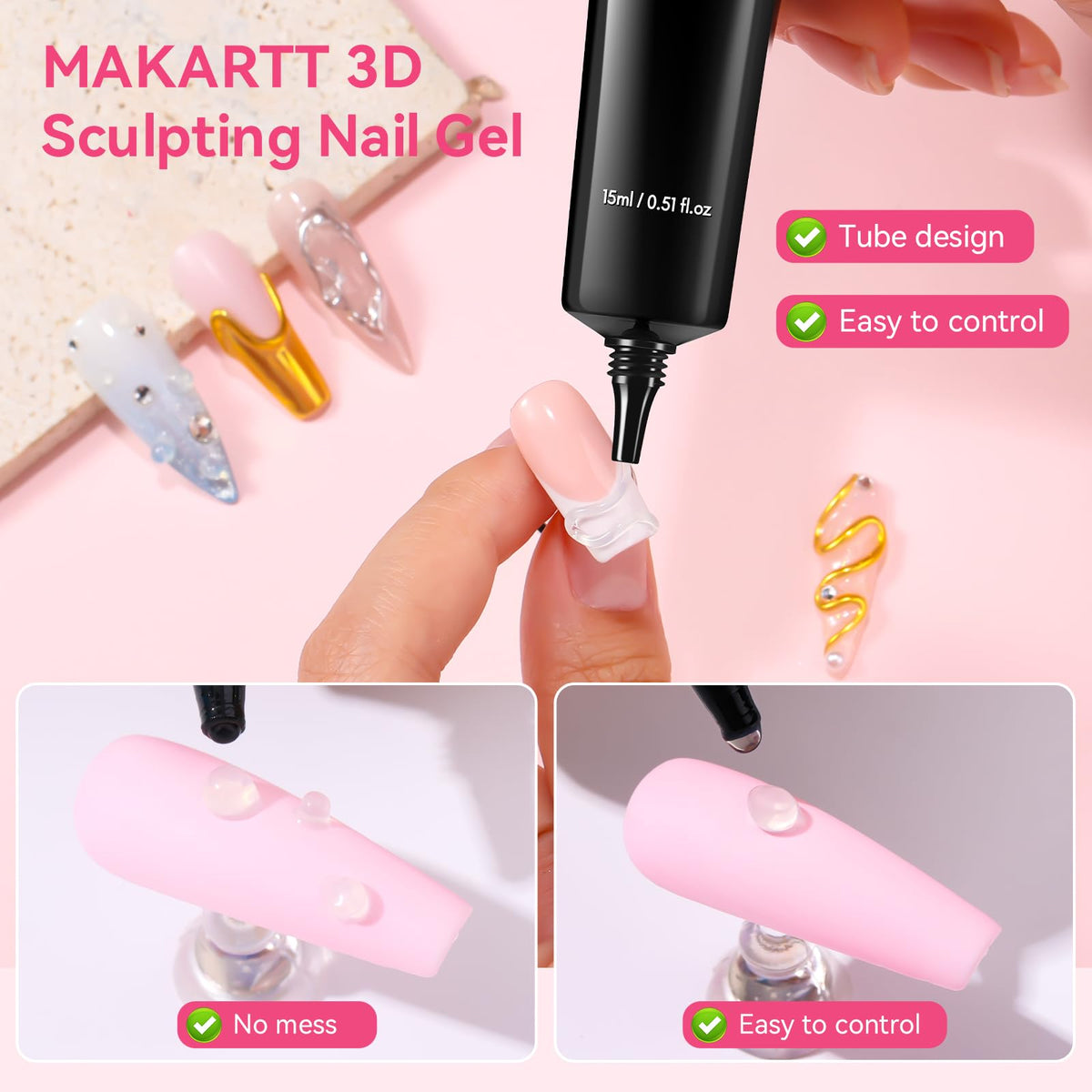 Makartt kit contents beside a ruler to show compact size and travel-ready convenience
