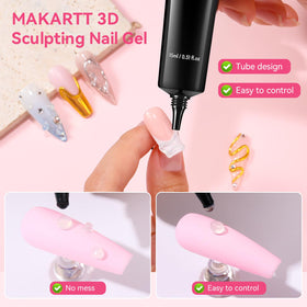 Makartt kit contents beside a ruler to show compact size and travel-ready convenience
