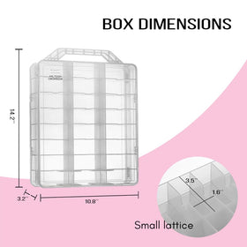 Makartt side profile highlighting secure latches and sturdy acrylic protection