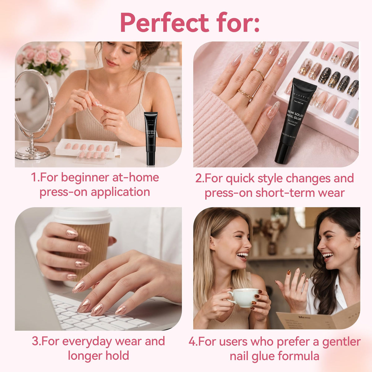 Makartt tubes next to fingers to show true size and portability