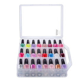 Makartt storing nail tools and oils alongside polishes for organized workflow