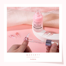 Makartt translucent remover droplet illustrating smooth non-acetone texture