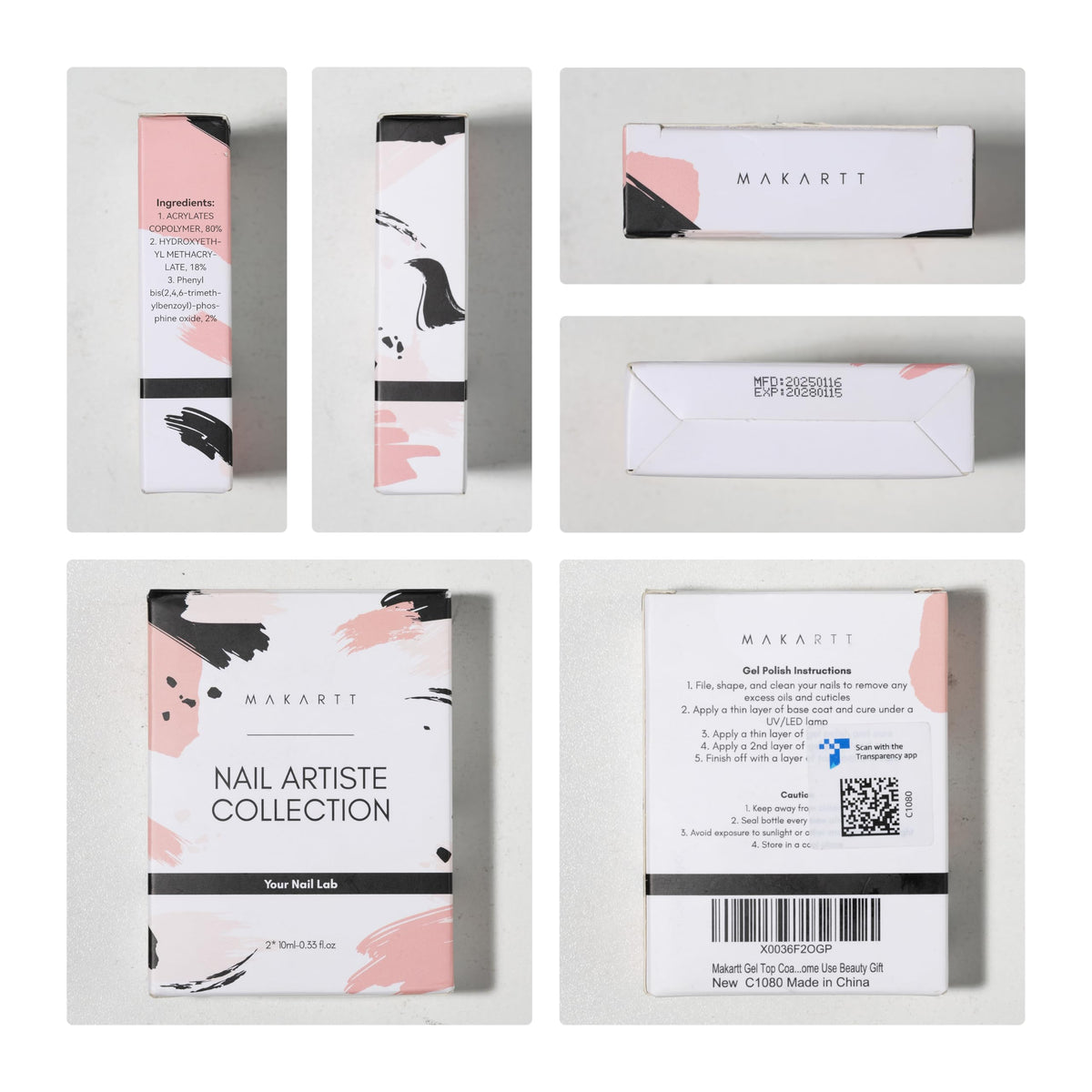 Makartt top coat staged on salon desk for professional at-home manicure experience