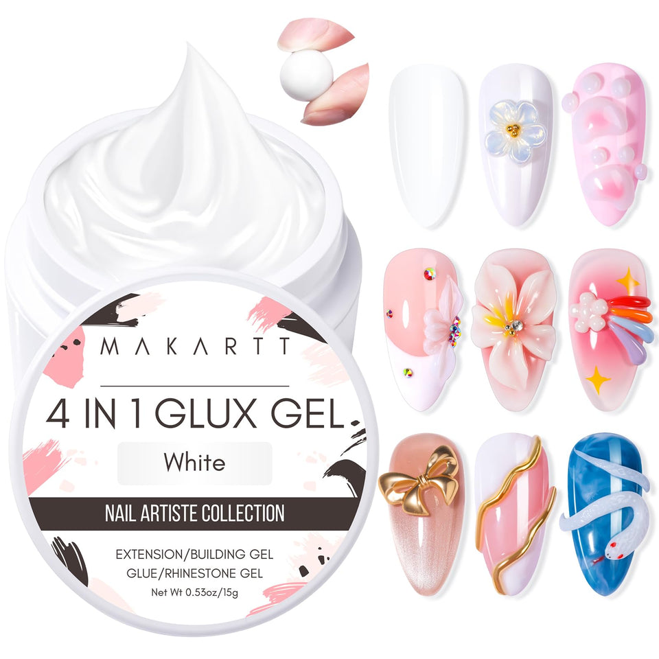 Makartt pot front view showing white 3D gel, clear labeling and professional packaging benefit