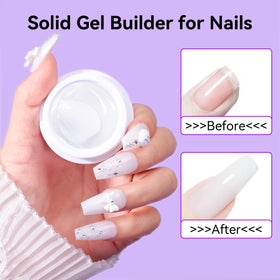 Makartt nail extension before and after showing stronger, natural-looking results benefit