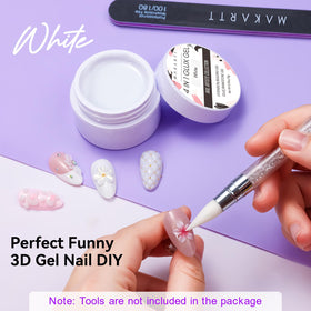 Nail artist using Makartt gel in salon setting showing professional application benefit
