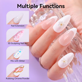 Makartt gel being shaped with tool demonstrating easy sculpting and beginner-friendly control