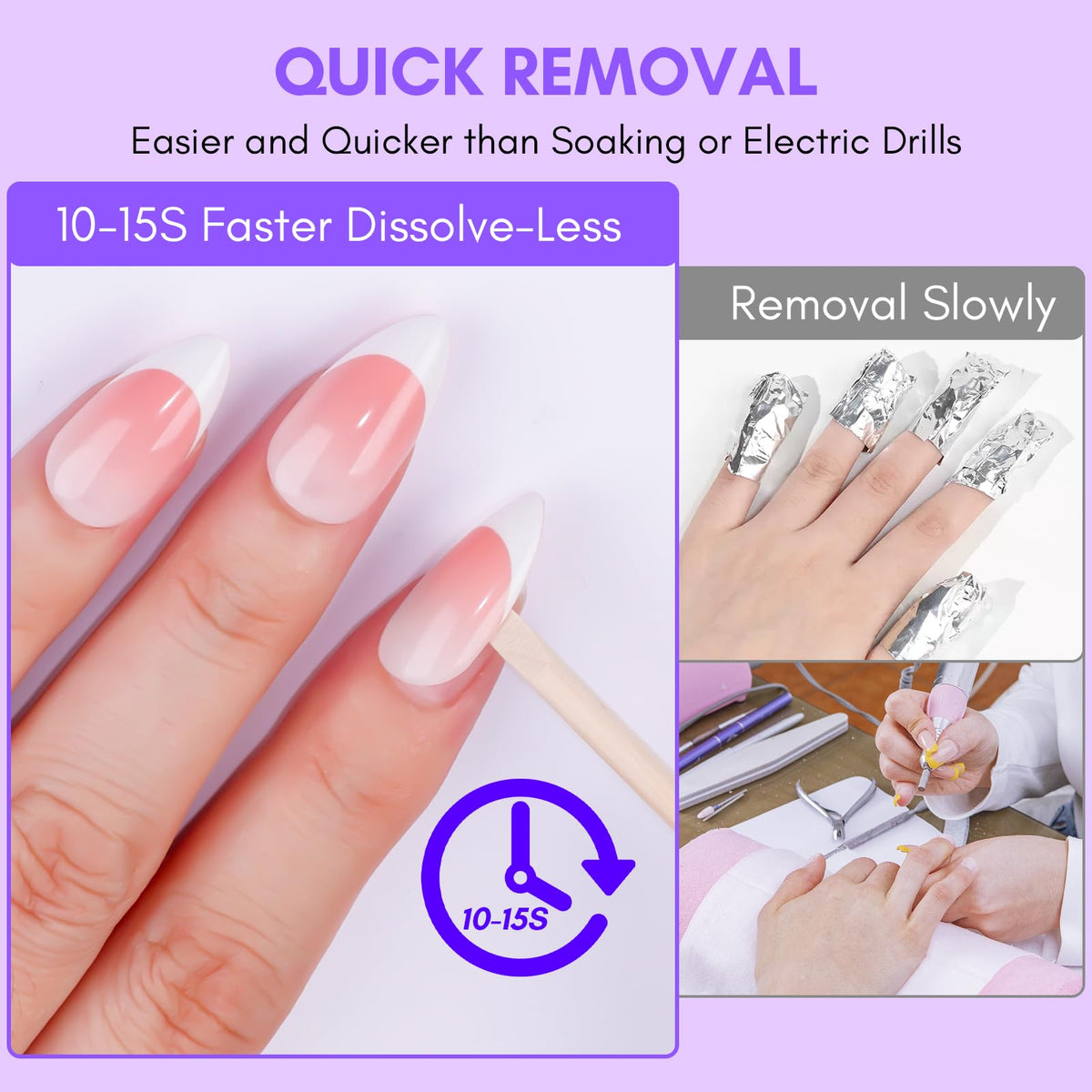 Makartt five wooden sticks laid out for safe nail lifting