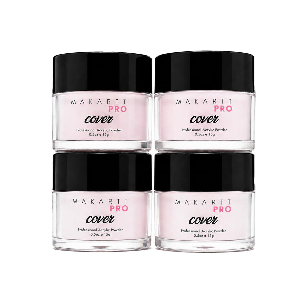 MakarttPro front packaging showing four cool-tone nude powders for professional results