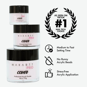 MakarttPro sculpted nail using Ivory Lace showing durable, natural-looking enhancement benefit