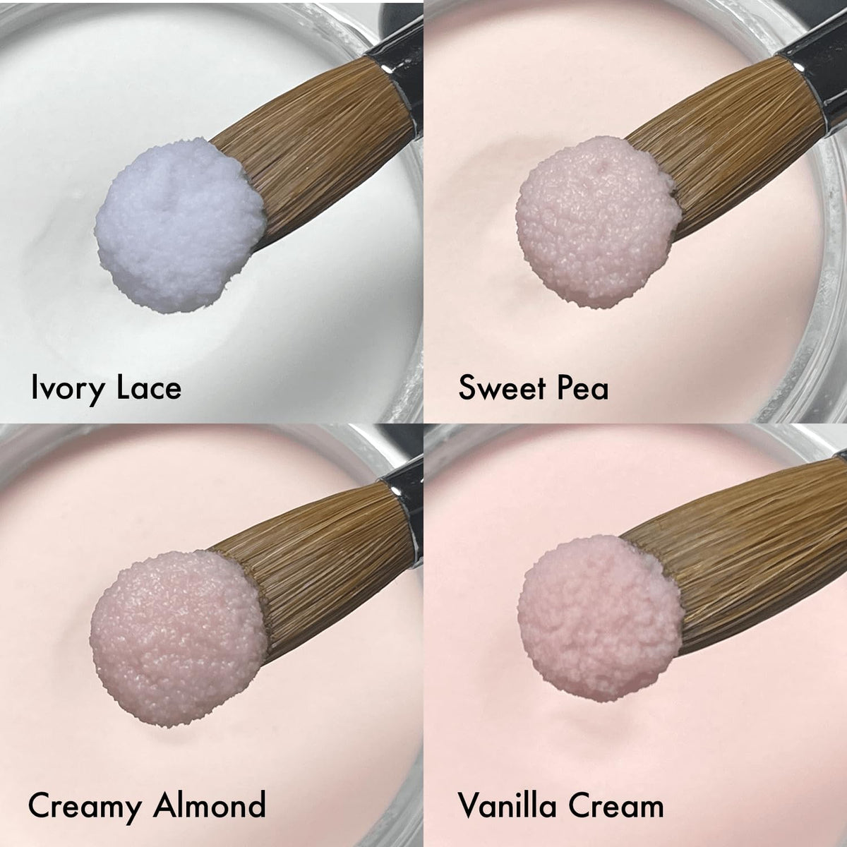 MakarttPro open jar close-up showing fine acrylic powder texture for smooth application benefit