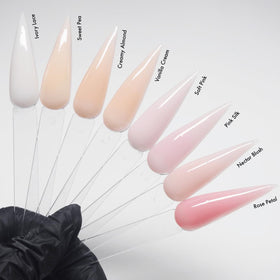 MakarttPro mixed powders demonstrating blendability for custom shades
