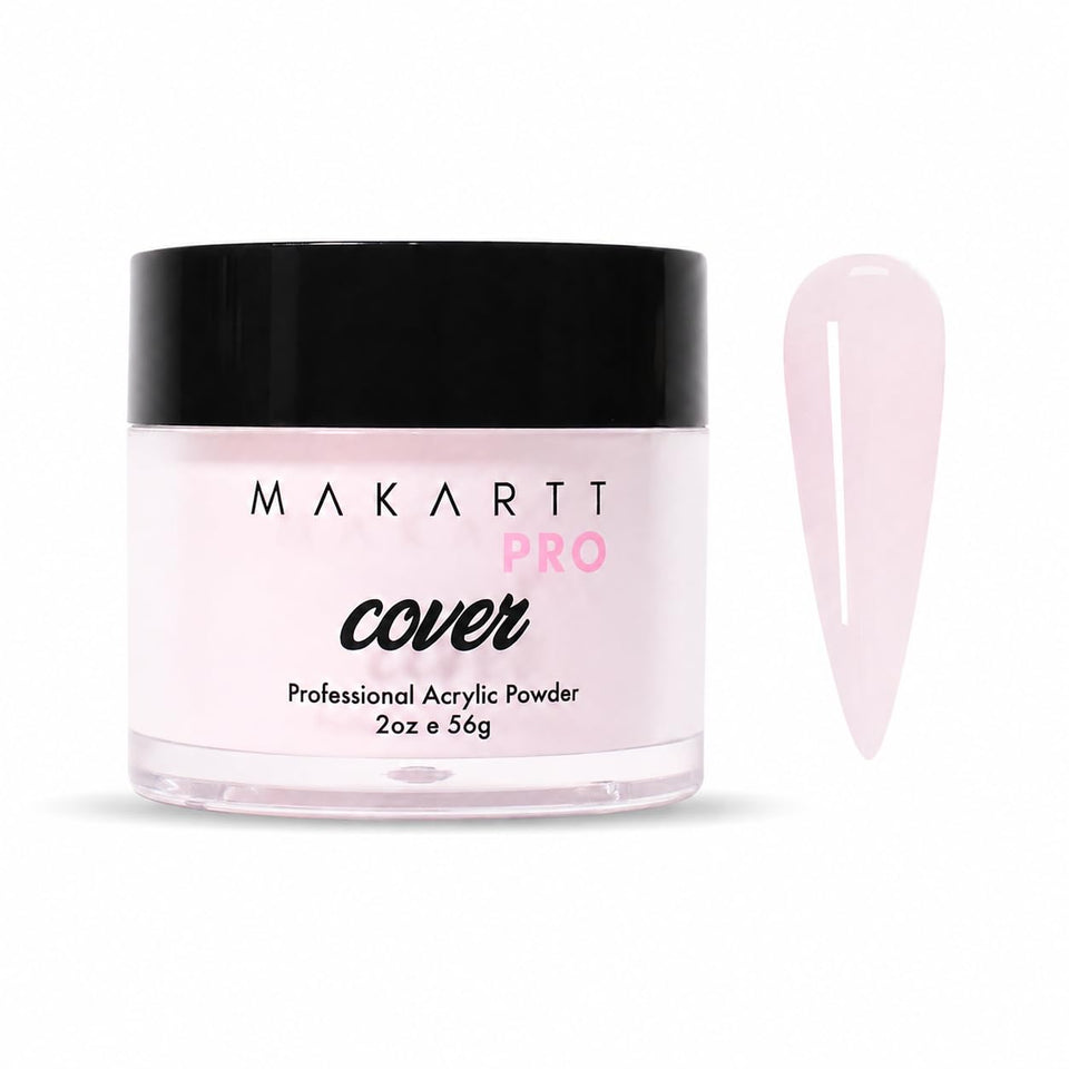 MakarttPro jar front view showing Pink Silk powder for professional results