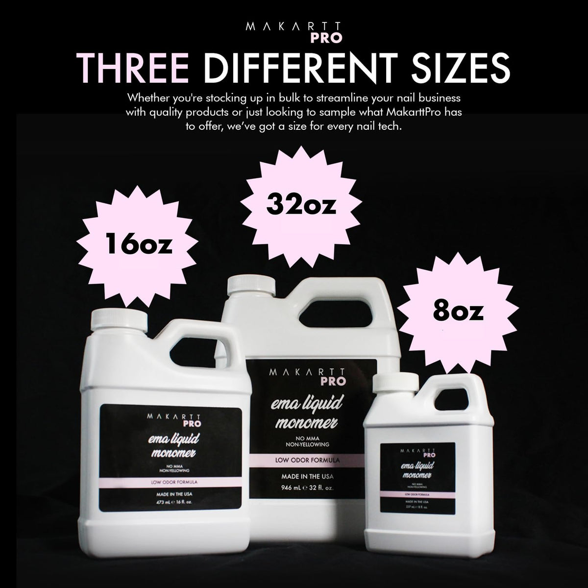 MakarttPro next to ruler showing 16 fl oz scale for salon supply planning