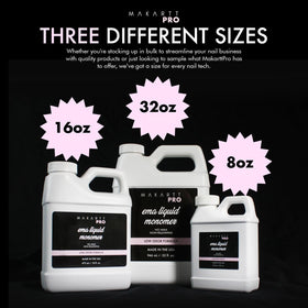 MakarttPro next to ruler showing 16 fl oz scale for salon supply planning