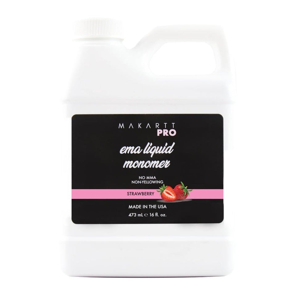 MakarttPro front bottle view showing label and strawberry scent benefit