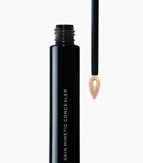 MAKE concealer swatches on skin displaying buildable medium coverage and blendability