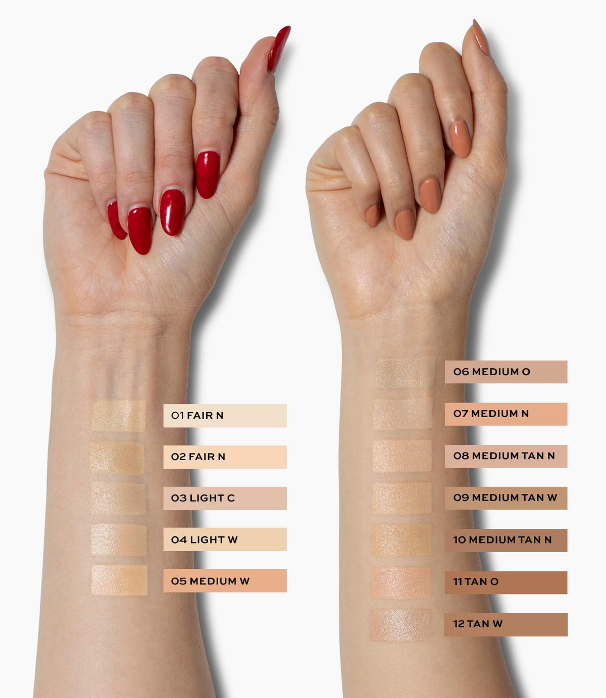 MAKE under-eye application demonstrating brightening coverage and crease-resistant look