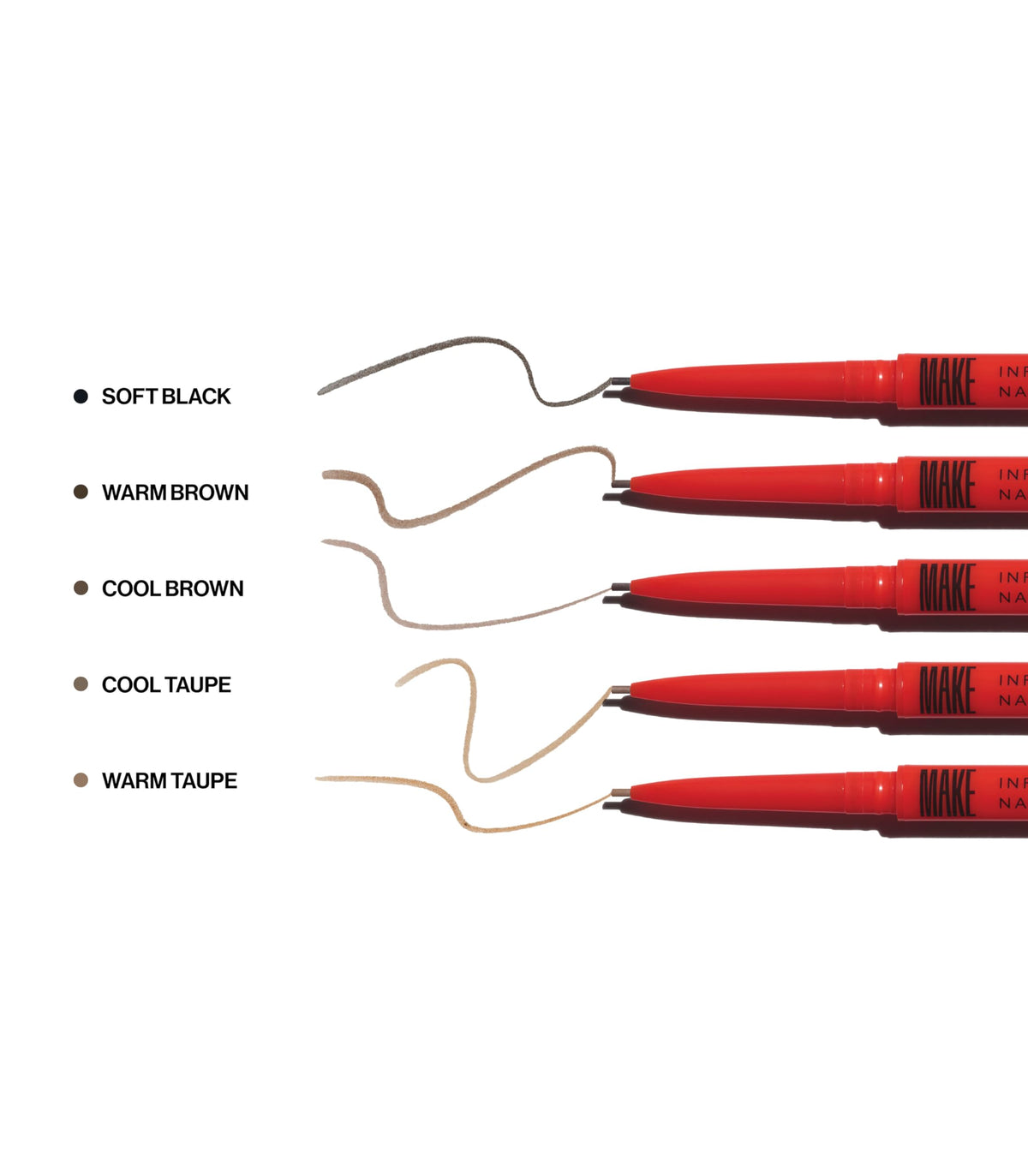 MAKE nano brow held in hand to show length and travel-friendly size