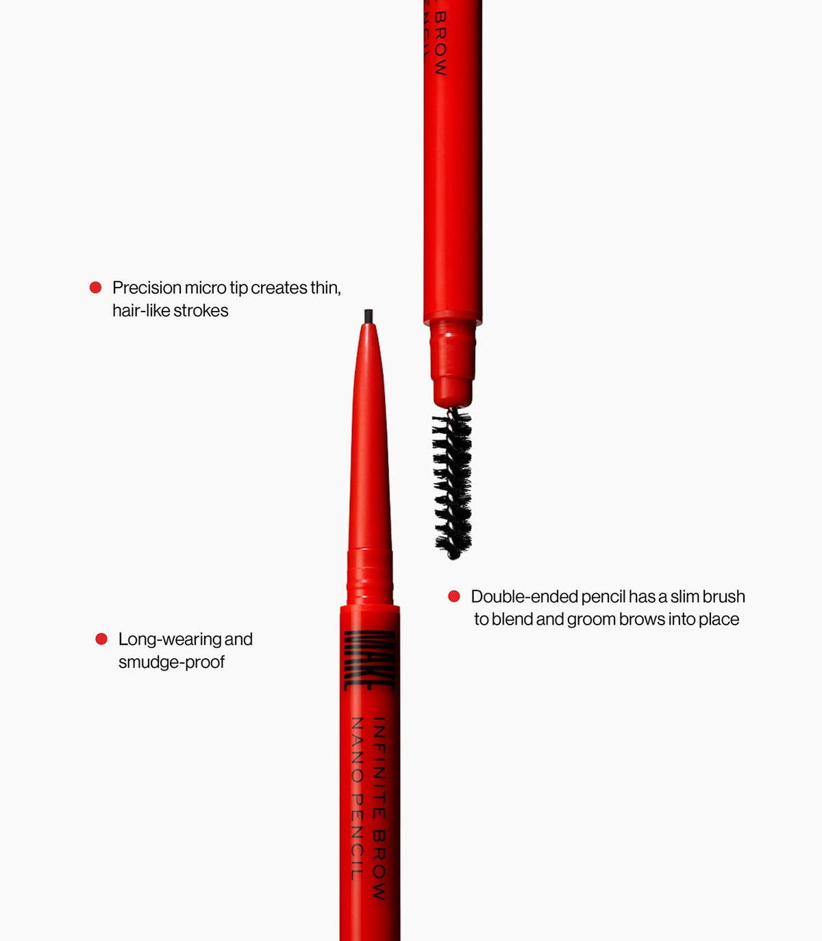 MAKE nano brow on a vanity next to mirror for everyday routine visual