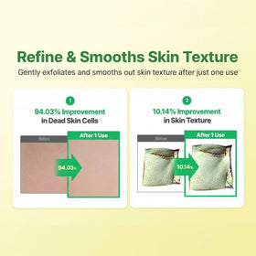 MAKEP:REM milky cleanser applied on skin showing softening benefit
