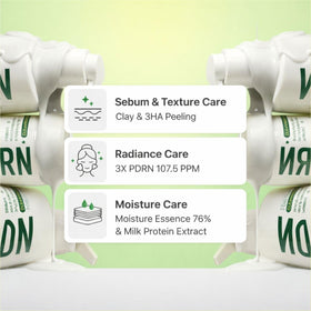 MAKEP:REM pump dispensing cleanser illustrating easy controlled use