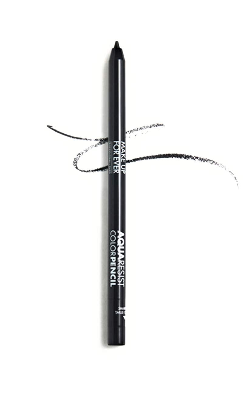 Make Up For Ever pencil front packaging showing graphite shade and compact size, easy travel