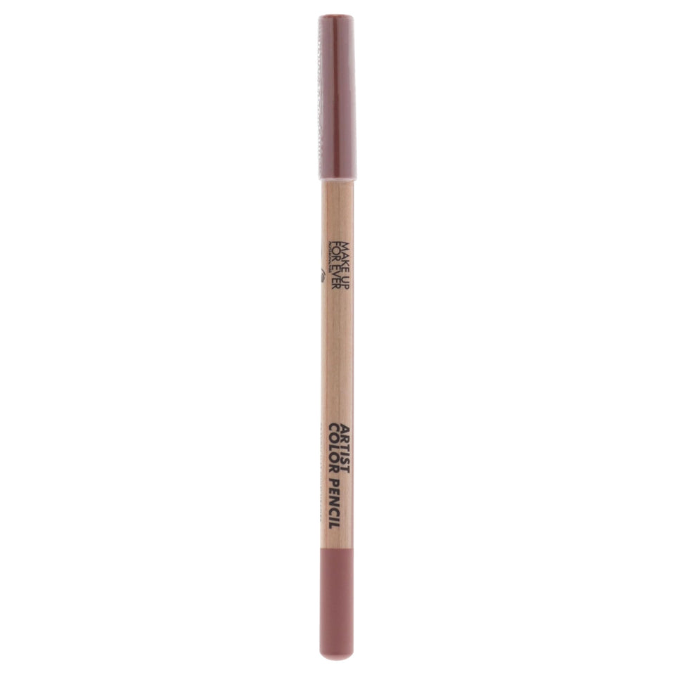 Make Up For Ever Artist Color Pencil front view showing compact walnut shade and packaging benefit