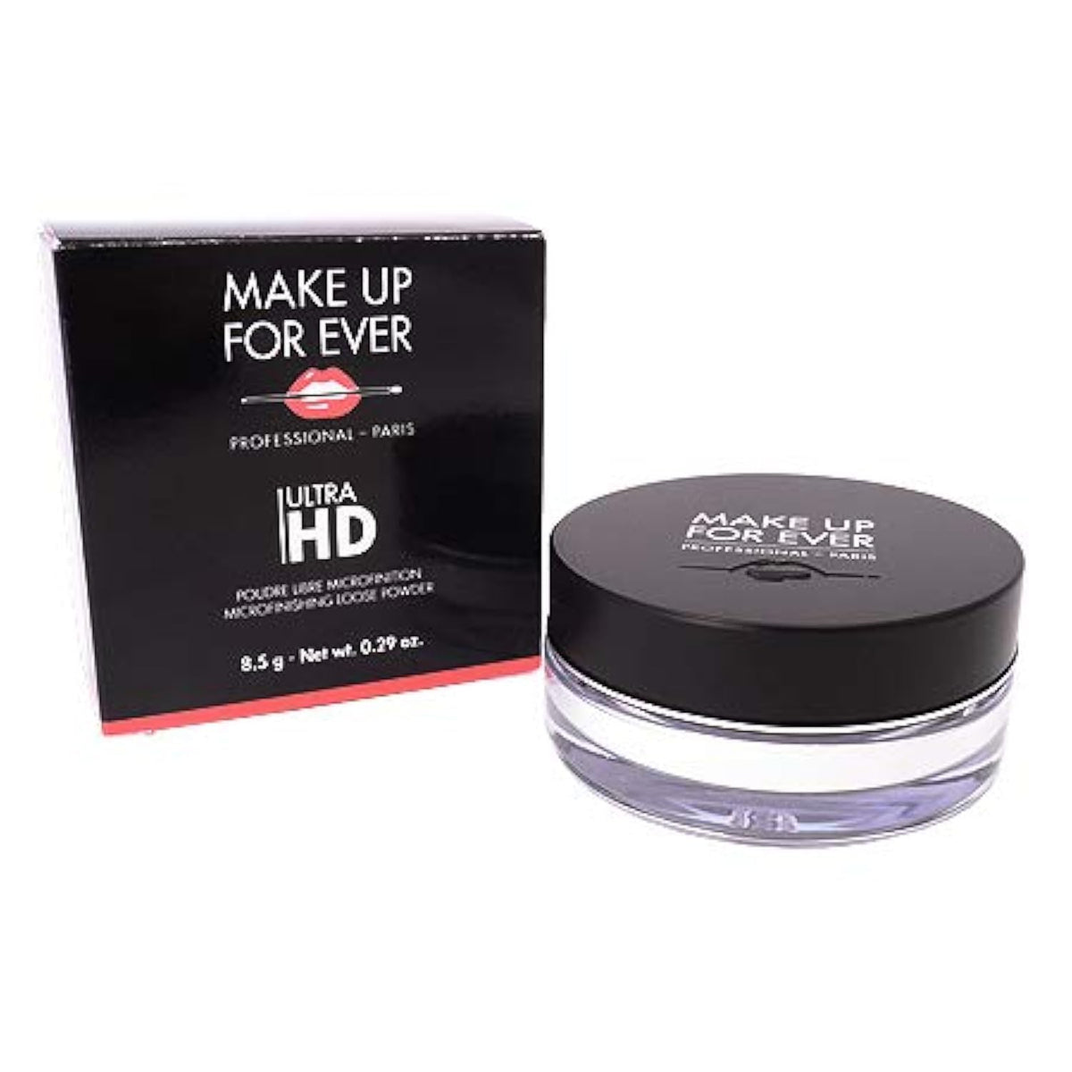 Make Up For Ever front packaging showing jar and label for flawless finish