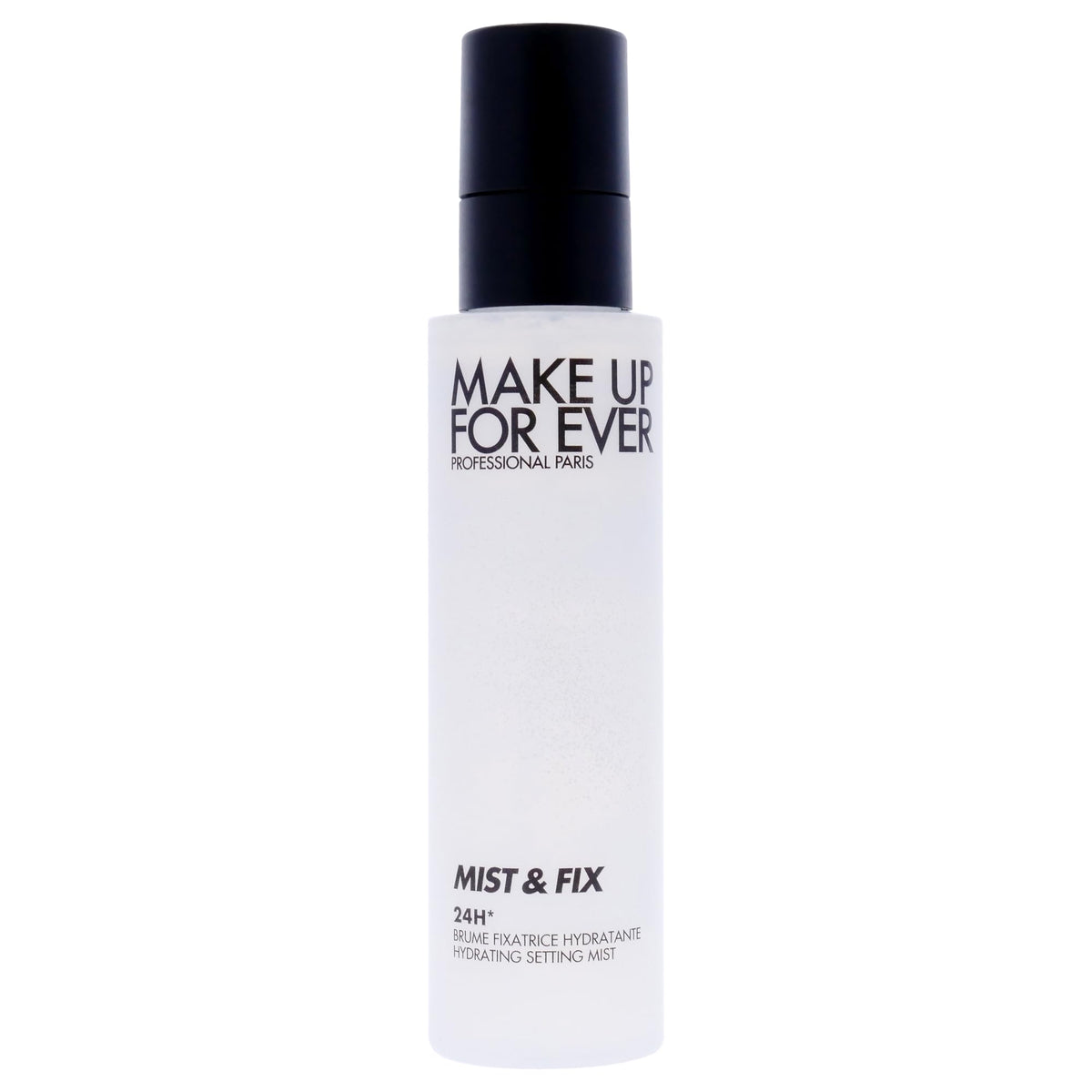 Make Up For Ever nozzle close-up displaying micro-fine spray pattern for even makeup setting