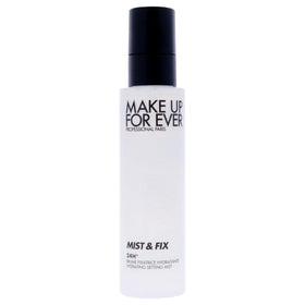 Make Up For Ever nozzle close-up displaying micro-fine spray pattern for even makeup setting