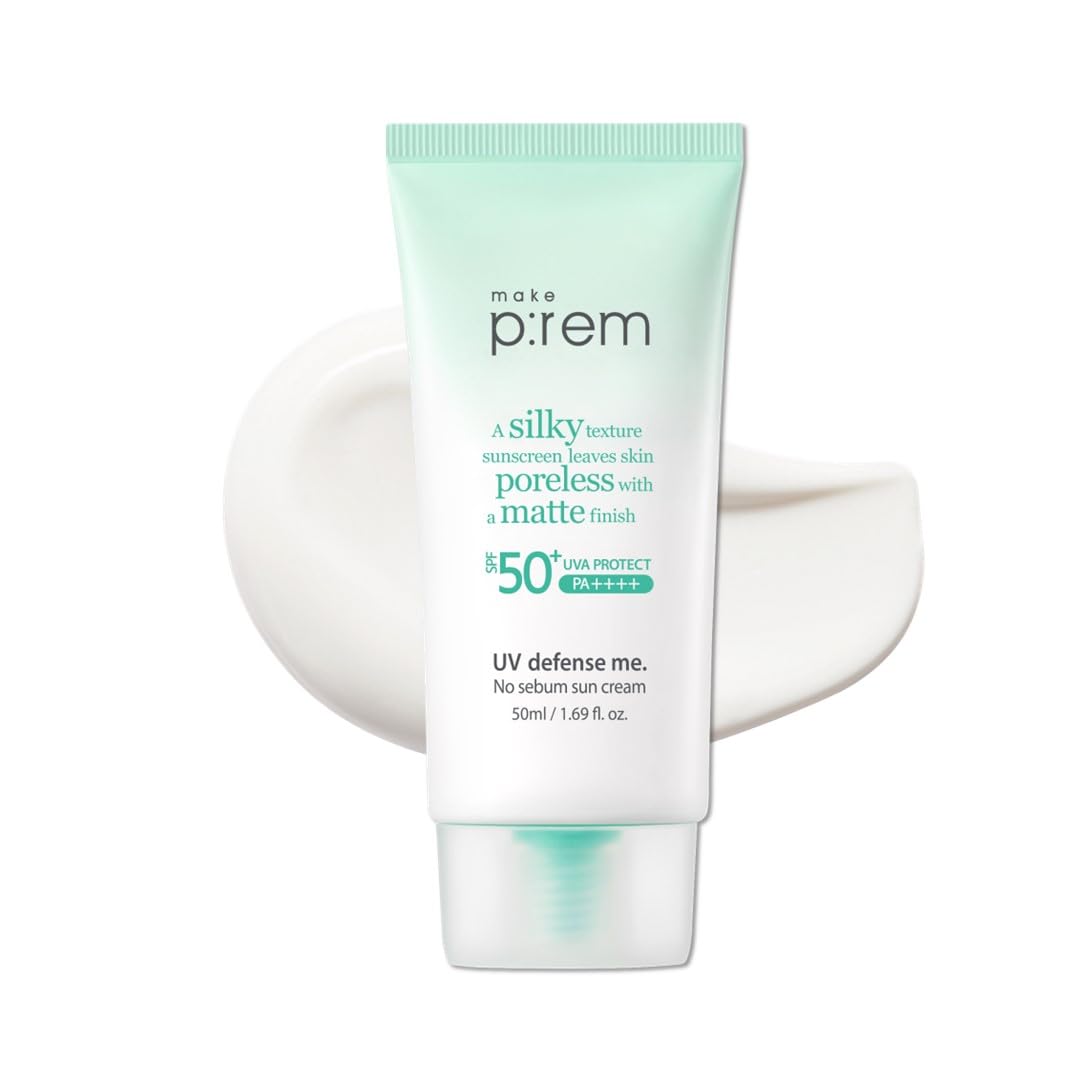 MAKE P:REM front packaging showing SPF50+ PA++++ protection
