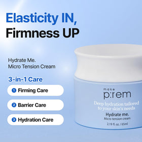 MAKE P:REM application on fingertip demonstrating smooth spreadability and non-sticky finish
