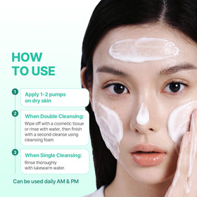 MAKEP:REM label close-up highlighting fragrance-free, paraben-free benefits