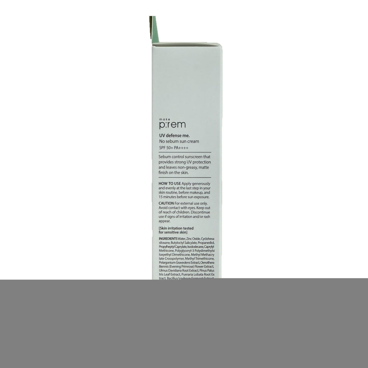 MAKE P:REM lifestyle photo showing daily sun protection outdoors