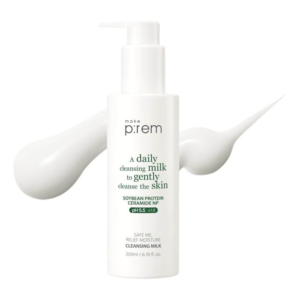 MAKEP:REM bottle front view showing gentle hydrating cleanser
