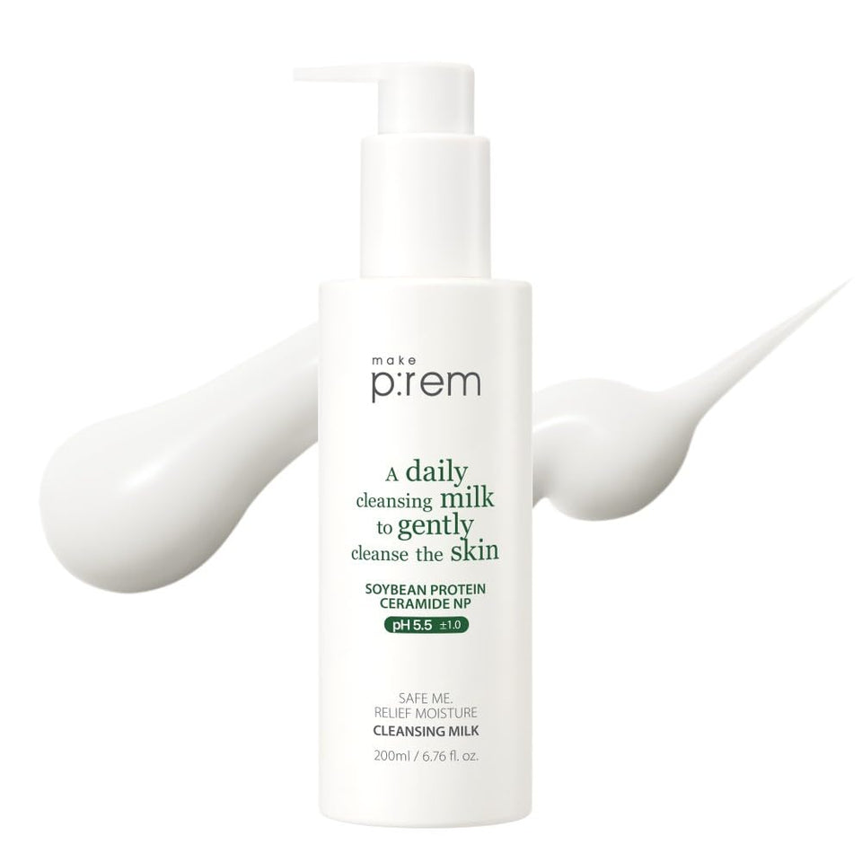 MAKEP:REM bottle front view showing gentle hydrating cleanser