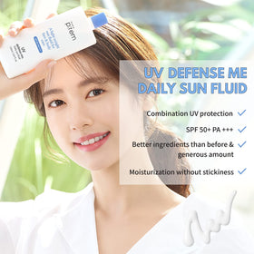 MAKEP:REM closeup label with SPF 50+ PA++++ and ingredient clarity