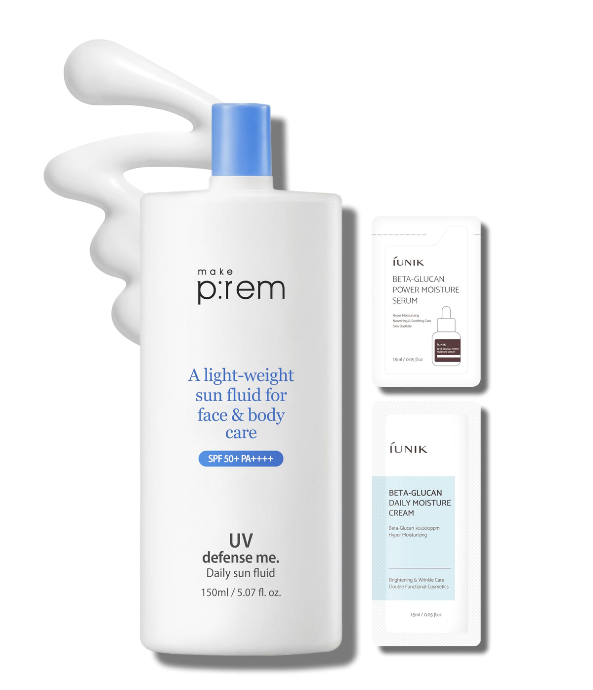 MAKEP:REM front packaging showing label and SPF benefits for clear protection
