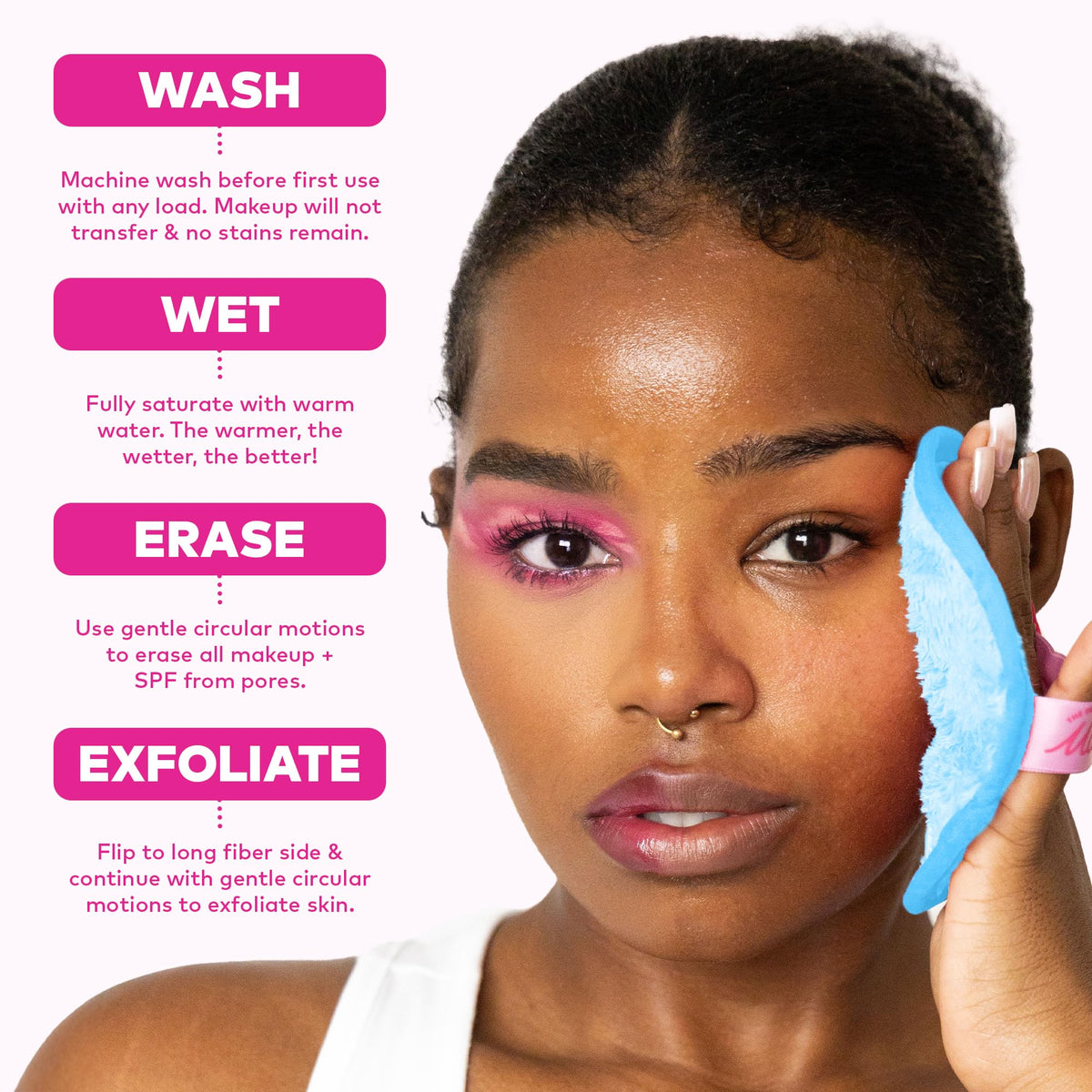 MakeUp Eraser Cloud 9 in bathroom lifestyle scene simplifying nightly routine